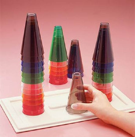 Rolyan - Stacking Cone Blue / Green / Red / Amber / Smoke / and Clear - A5001