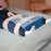Rolyan Wedge Flex - Hip Abduction Cushion 21 W X 21 D X 6 H Inch Foam Hook and Loop Strap Fastening - A513501