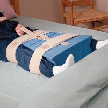 Patterson Medical Supply Rolyan Wedge Flex Hip Abduction Pillow Large Hook and Loop Strap Closure Left or Right Hip - A513501