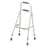Patterson Medical Supply Carex Hemi Side Step Folding Walker Adjustable Height Aluminum Frame 300 lbs. Weight Capacity 30 to 34 Inch Height - A70042