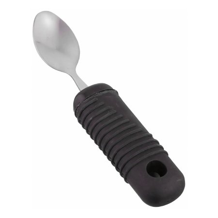 Sure Grip - Teaspoon Adaptive Silver / Black Stainless Steel / Rubber - A703200