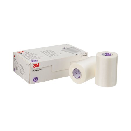 3M Durapore - Medical Tape High Adhesion Silk-Like Cloth 3 Inch X 10 Yard White NonSterile - 1538-3