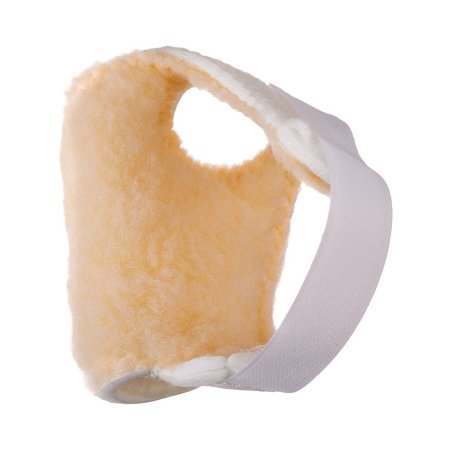 Rolyan - Palm Protector Foam / Sherpa Fabric Left Hand Cream / White One Size Fits Most - A812101