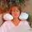 Patterson Medical Supply Rolyan SleepRite Traveler Crescent Neck Pillow 9 X 18 Inch White Reusable - A818608