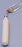 Patterson Medical Supply Comfort Grip Fork Left Hand Angled White Stainless Steel - AA554631L