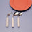 Comfort Grip - Teaspoon Angled / Right Handed White Stainless Steel - AA554633R