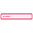 Tabbies Allergy Labels, "Allergic" White & Red - 5-1/2"W x 1"H, 240  per Roll - UL927