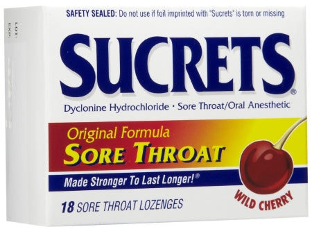 Sucrets - Sore Throat Relief 2 mg Strength Lozenge 18 per Bag - 63736000885