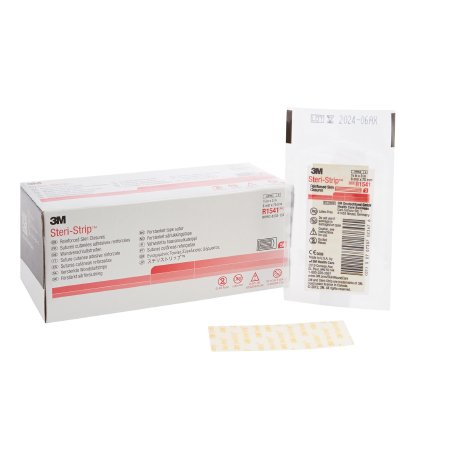 Steri-Strip - Skin Closure Strip 1/4 X 3 Inch Nonwoven Material Reinforced Strip White - R1541