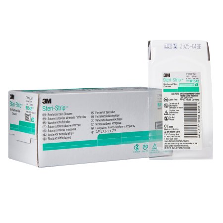 Steri-Strip - Skin Closure Strip 1/4 X 1-1/2 Inch Nonwoven Material Reinforced Strip White - R1542