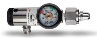 Allied Healthcare B & F Medical Oxygen Regulator Click Style with Gauge 0 - 15 LPM DISS Outlet CGA-540 - 23003