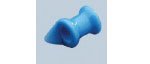 Summit Medical - Ear Ventilation Tube Shepard with Tab 1.00 Inner Diameter / 2.4 mm Inner Flange Diameter / 2.4 mm Outer Flange Diameter / 1.6 mm Inner Flange Distance / 2.4 mm Total Length Silicone Elastomer Blue Sterile - VT-0200-01