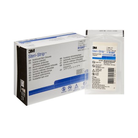 Steri-Strip - Skin Closure Strip 1/2 X 4 Inch Nonwoven Material Reinforced Strip White - R1547