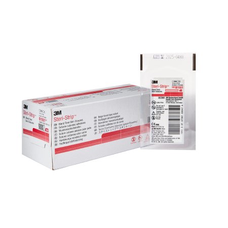 Steri-Strip - Skin Closure Strip 1/4 X 3 Inch Nonwoven Material Flexible Strip Tan - B1551