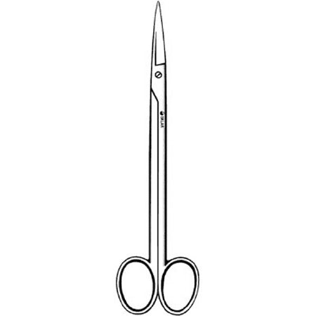 Sklar Sklar Scissors Kelly-Adson 6-1/4 Inch Length OR Grade Stainless Steel NonSterile Finger Ring Handle Straight Sharp/Sharp - 50-4563