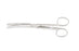 Miltex - Operating Scissors 6-1/2 Inch Length OR Grade German Stainless Steel NonSterile Finger Ring Handle Curved Blade Blunt Tip / Blunt Tip - 5-58