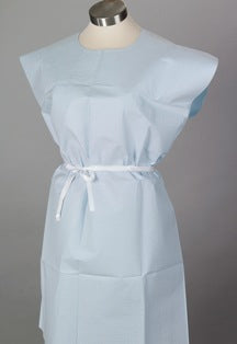 Tidi Products - Patient Exam Gown One Size Fits Most Mauve Disposable - 805