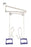 Drive Medical - Overdoor Pulley Exerciser One Size Fits Most White / Blue - 13005