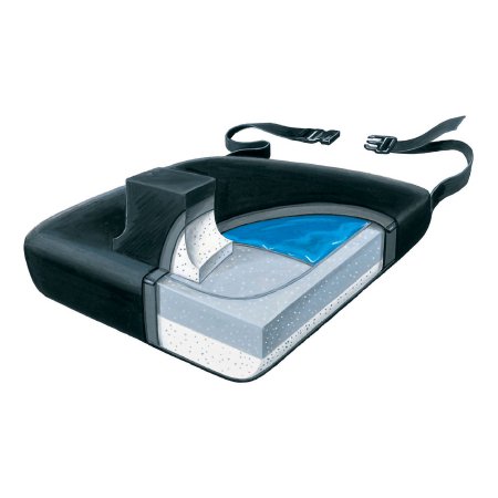 Skil-Care - Pommel Seat Cushion 18 W X 16 D X 3-1/2 H Inch Foam / Gel - 758010