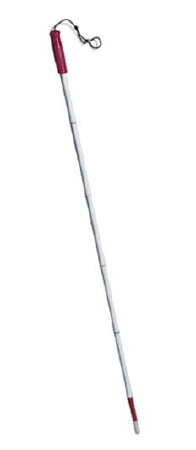 Mabis Healthcare Folding Cane For The Blind Aluminum 50 Inch Height Black - 502-1339-1900
