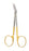 Miltex Miltex Conjunctival Scissors Wilmer-Converse 4-1/2 Inch Length OR Grade Stainless Steel (German) / Tungsten Carbide NonSterile Finger Ring Handle Angled Blade Sharp/Sharp - 18-1440TC