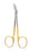 Miltex - Conjunctival Scissors Wilmer-Converse 4-1/2 Inch Length OR Grade German Stainless Steel / Tungsten Carbide NonSterile Finger Ring Handle Angled Blade Sharp Tip / Sharp Tip - 18-1440TC