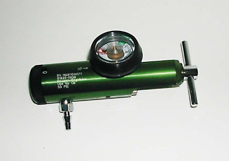 Mada Medical Products Oxygen Regulator Click Style 0 - 15 LPM Barb Outlet CGA-870 - R1835-15GB