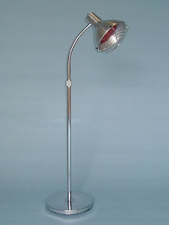 Brandt Industries - Infra-Red Lamp Floor Mount Infra-Red Bulb 175 Watt Chrome - 51152