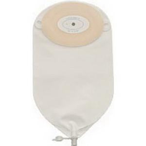 Nu-Hope Laboratories Urinary Pouch 11 Inch Length 3/4 to 1-1/2 Inch Stoma Oval A, Convex, Trim To Fit - 8634-C