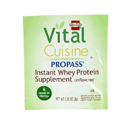 Hormel Food Sales Vital Cuisine ProPass Whey Protein Oral Protein Supplement Unflavored 0.28 oz. Individual Packet Powder - 15309