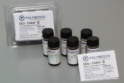 Fisher Scientific Sed-Chek 2 Hematology Control Erythrocyte Sedimentation Rate (ESR) 2 Levels 6 X 8mL - 22046911