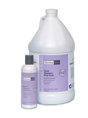Central Solutions DermaCen Shampoo and Body Wash 2000 mL Dispenser Refill Bag Freesia Scent - DERM23066-2000