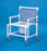 IPU IPU Commode / Shower Chair ipu Fixed Arm PVC Frame Mesh Back - SCC9250
