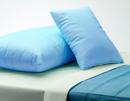 Comfort Care - Bed Pillow Firm 21 X 27 Inch Blue Reusable - 51123