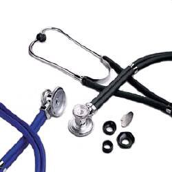 McKesson McKesson LUMEON Sprague Rappaport Stethoscope Neon Pink 2-Tube 22 Inch Tube Double Sided Chestpiece - 01-641NPG