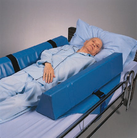 Skil-Care Roll-Control Bed Bolster 8 X 7 X 34 Inch Foam Strap Fastening - 556012