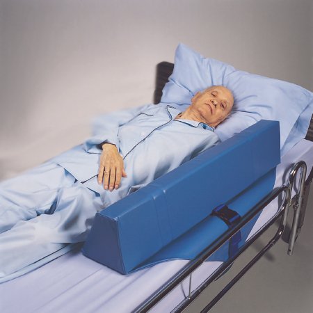 Skil-Care - Roll-Control Bed Bolster 34 W X 8 D X 7 H Inch Foam Hook and Loop Strap Fastening - 556012