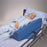 Skil-Care - Roll-Control Bed Bolster 34 W X 8 D X 7 H Inch Foam Hook and Loop Strap Fastening - 556012