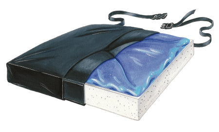 Skil-Care Sittin' Pretty Seat Cushion 16 W X 16 D X 2-1/2 H Inch Foam / Gel - 751200