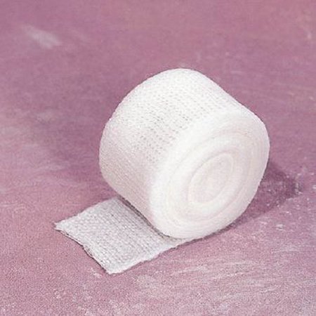 Rolyan - Compression Bandage 1 Inch X 4-1/10 Yard Standard Compression Pull On White NonSterile - 927734
