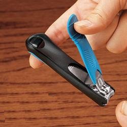 Pacific World Corporation Easy Hold Toenail Clippers Thumb Squeeze Lever - 7-61B