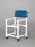 Standard - Shower Chair Fixed Arm PVC Frame Mesh Back 17-1/4 Inch Seat Width - VL SC17 BLUE