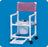 Standard - Commode / Shower Chair Fixed Arm PVC Frame Mesh Back 17-1/4 Inch Seat Width - VL SC17 WINEBERRY