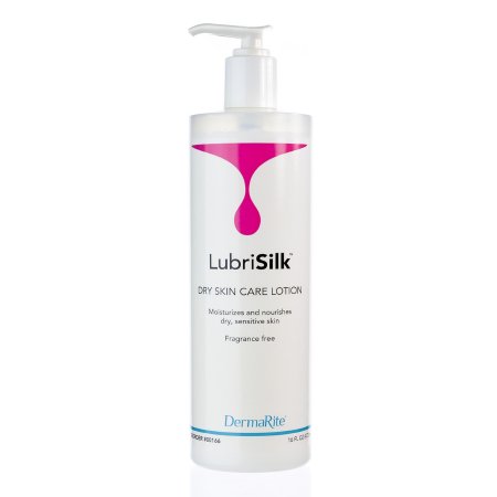 LubriSilk - Hand and Body Moisturizer 16 oz. Pump Bottle Unscented Lotion - 00166P