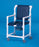 IPU IPU Commode / Shower Chair ipu Fixed Arm PVC Frame With Backrest 17 Inch Height - SCC700