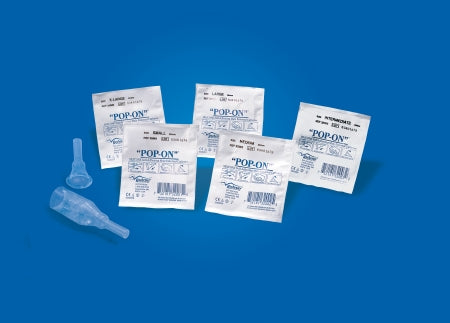 Pop-On - Male External Catheter Self-Adhesive Strip Silicone Medium - 32302