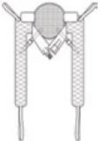Joerns Healthcare Hoyer Full Back Sling 4 Point With Head Support Medium 500 lbs. Weight Capacity - NA1069