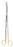 Miltex Miltex Carb-N-Sert Dissecting Scissors Metzenbaum 12 Inch Length OR Grade Stainless Steel (German) / Tungsten Carbide NonSterile Finger Ring Handle Curved Blade Blunt/Blunt - 5-193A-TC