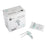 KleenSpec 590 Series Premium - Vaginal Speculum Pederson NonSterile Office Grade Acrylic Medium Double Blade Duckbill Disposable Corded/Cordless Light Source Compatible - 59001