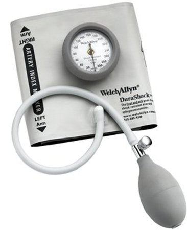 DuraShock - Aneroid Sphygmomanometer Unit 2-Tubes Adult Size 13 Cuff - DS44-13CB